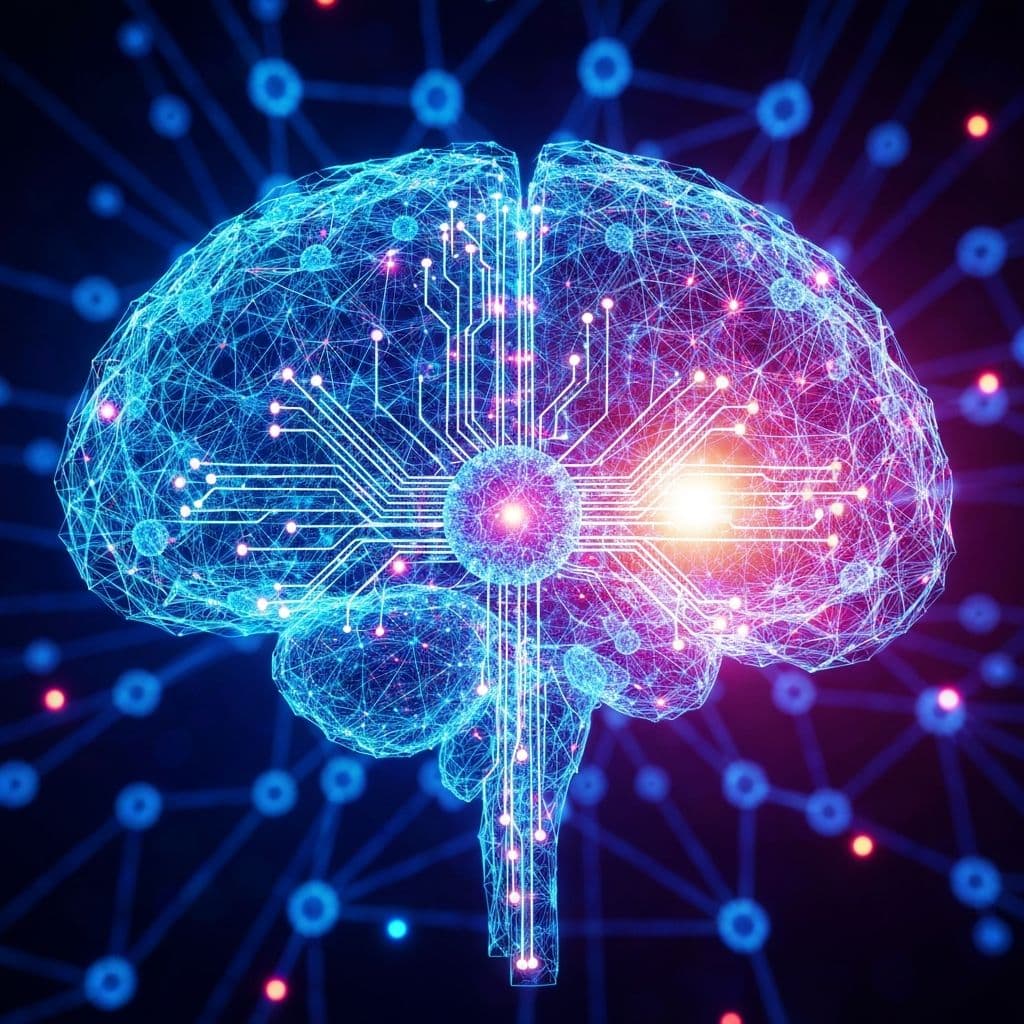 AI brain processing emotions